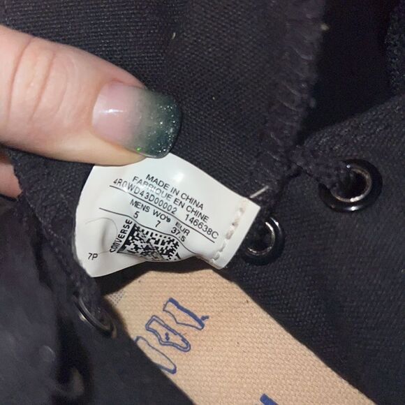 ✨ Chuck Taylor All Star Hi Black Monochrome✨ - Picture 8 of 8